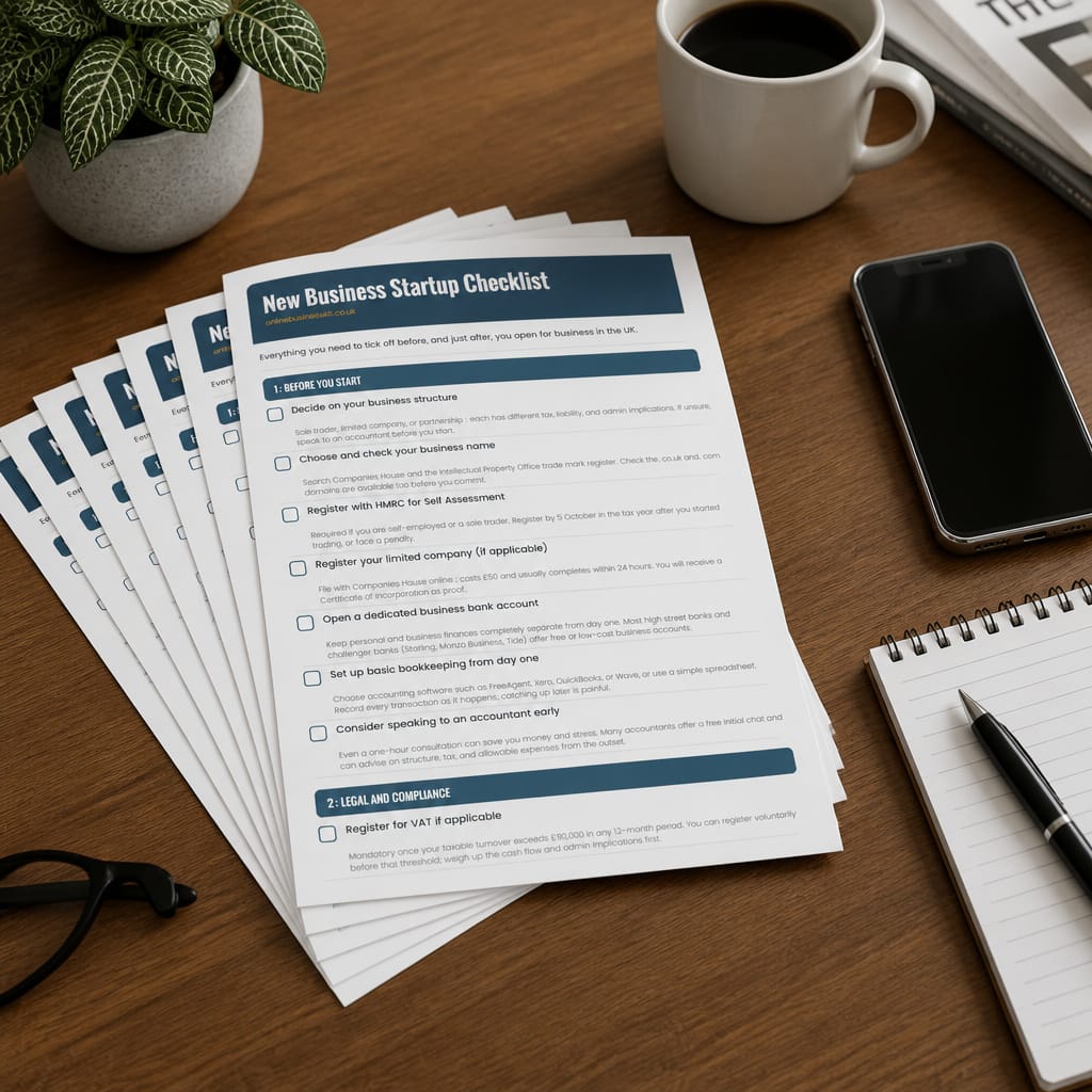 New Business Startup Checklist Bundle